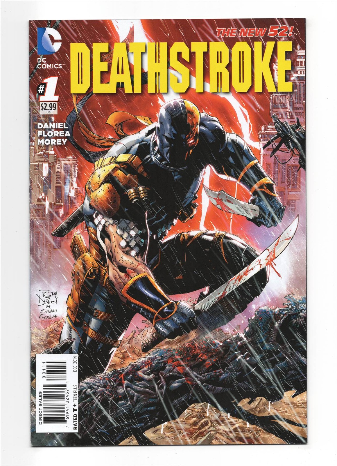 Deathstroke #1 NM+ 2014 Tony Daniel Cover A DC Comics New 52 Deathstroke #1 NM+ 2014 Tony Daniel Cover A DC Comics New 52