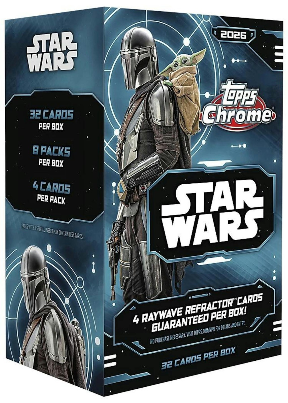 2026 Topps Chrome Star Wars Value Blaster Box - READY TO SHIP 2026 Topps Chrome Star Wars Value Blaster Box - READY TO SHIP