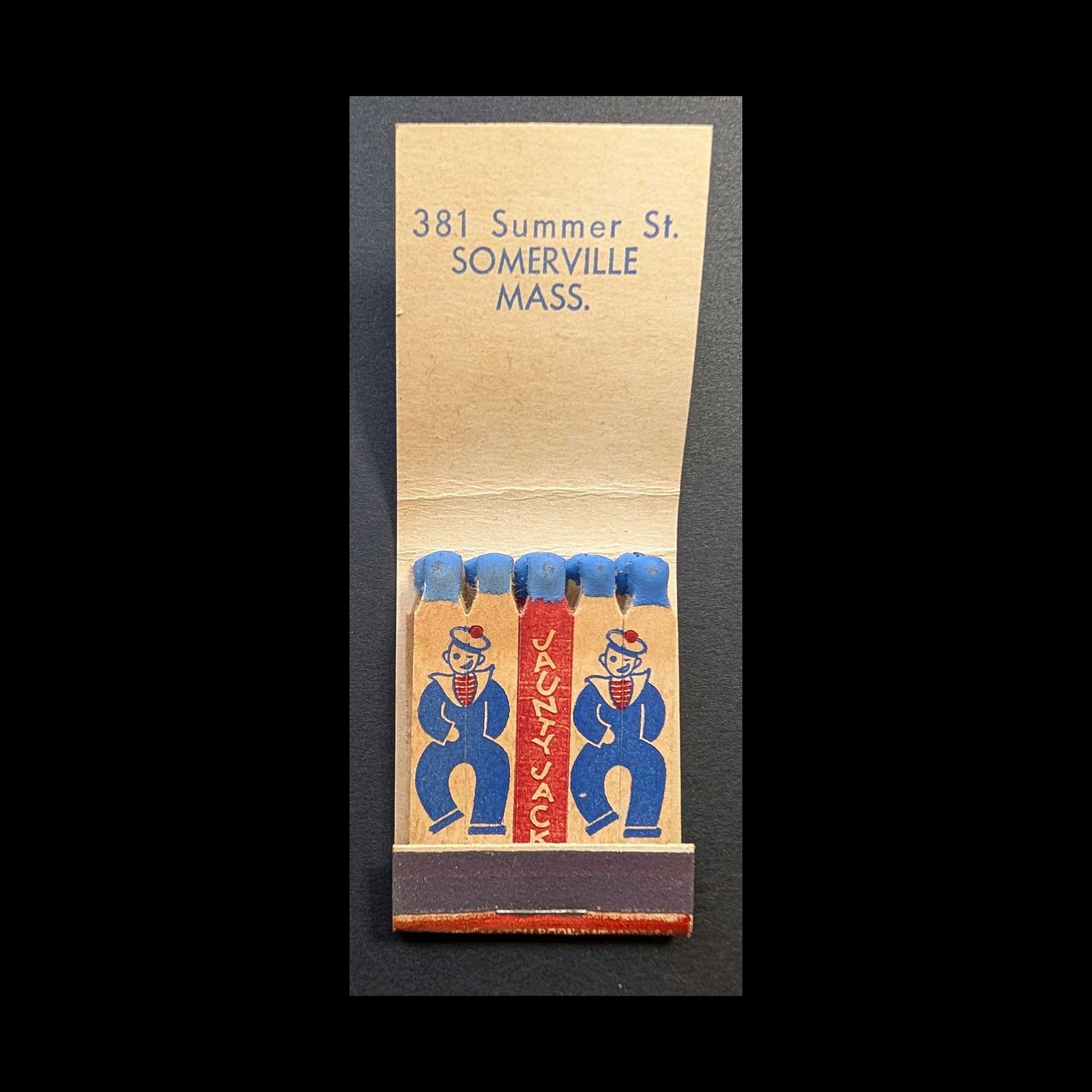 Full Book Feature Matchbook Jaunty Jack The Perfect Snack Somerville MA Full Book Feature Matchbook Jaunty Jack The Perfect Snack Somerville MA