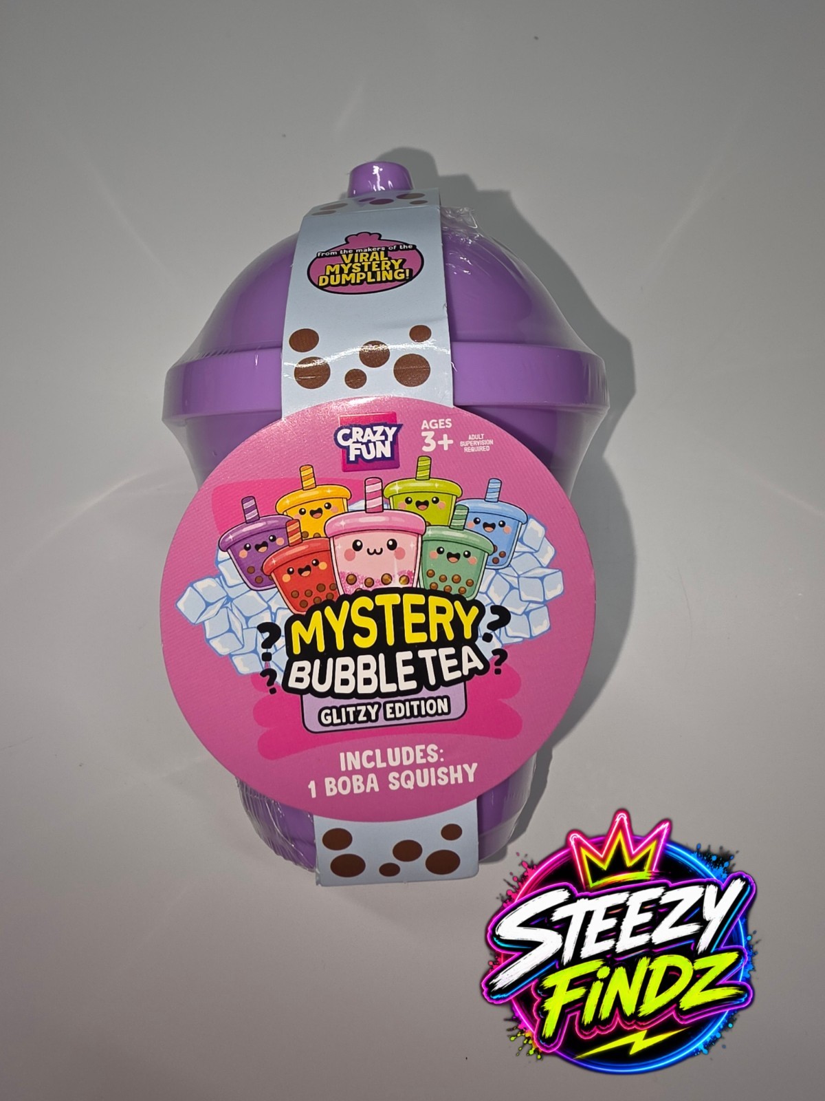🔥BRAND NEW Crazy Fun Mystery Dumpling Bubble Tea Glitzy Edition Blind Pack