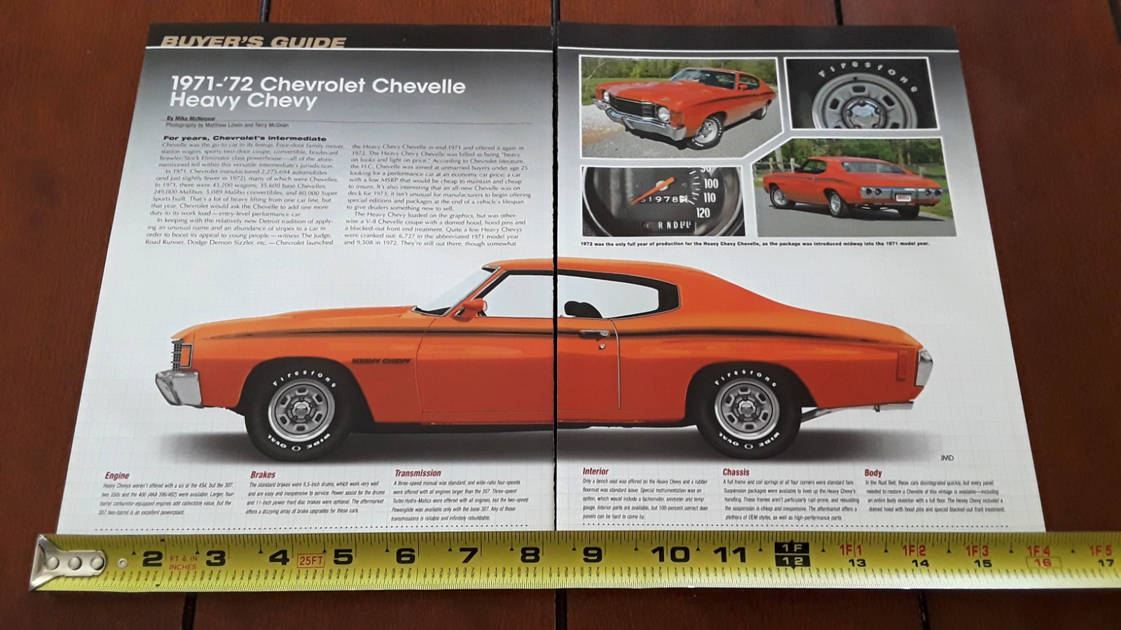 1971 - 1972 CHEVROLET CHEVELLE - HEAVY CHEVY - ORIGINAL 2012 ARTICLE 1971 - 1972 CHEVROLET CHEVELLE - HEAVY CHEVY - ORIGINAL 2012 ARTICLE