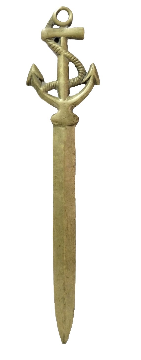 Brass Anchor Nautical Vintage Letter Opener Decorative Office Home Brass Anchor Nautical Vintage Letter Opener Decorative Office Home