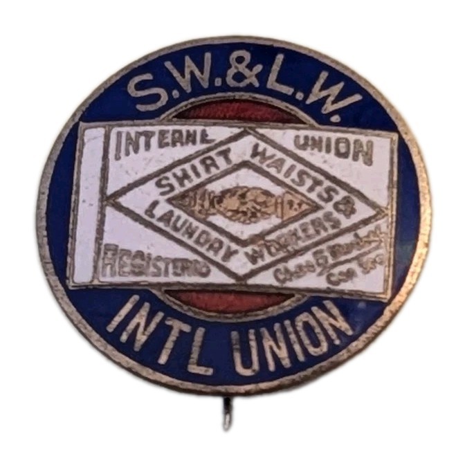 AFL Union Enameled Pin / Pin Back 1900-09 Shirt Waist Laundry Workers **Scarce** AFL Union Enameled Pin / Pin Back 1900-09 Shirt Waist Laundry Workers **Scarce**