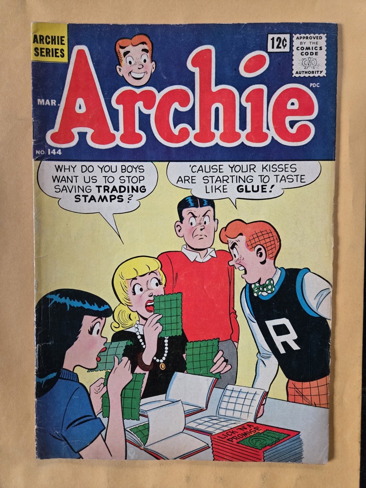 Archie Comics 144 VG+ (4.5) Archie Publications, 3/64