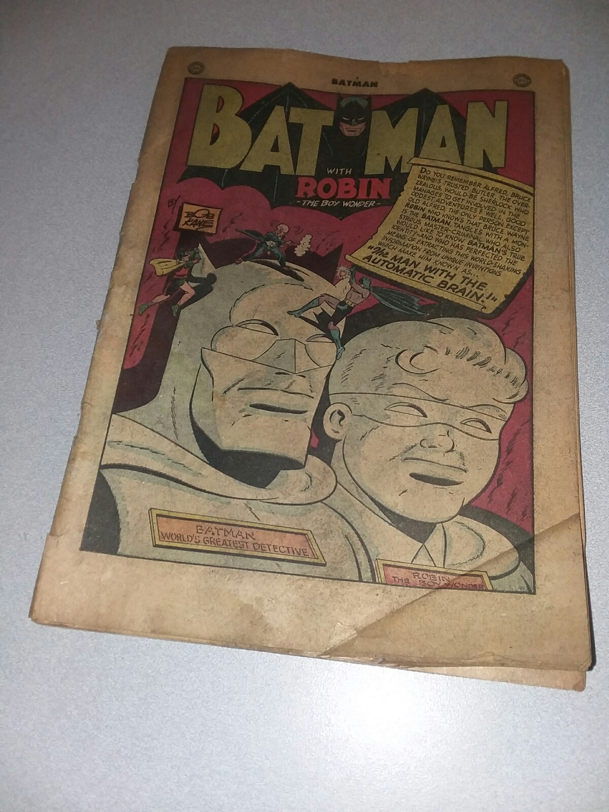 Batman #52 dc comics 1949 golden age early appearance the joker 1st print robin Batman #52 dc comics 1949 golden age early appearance the joker 1st print robin