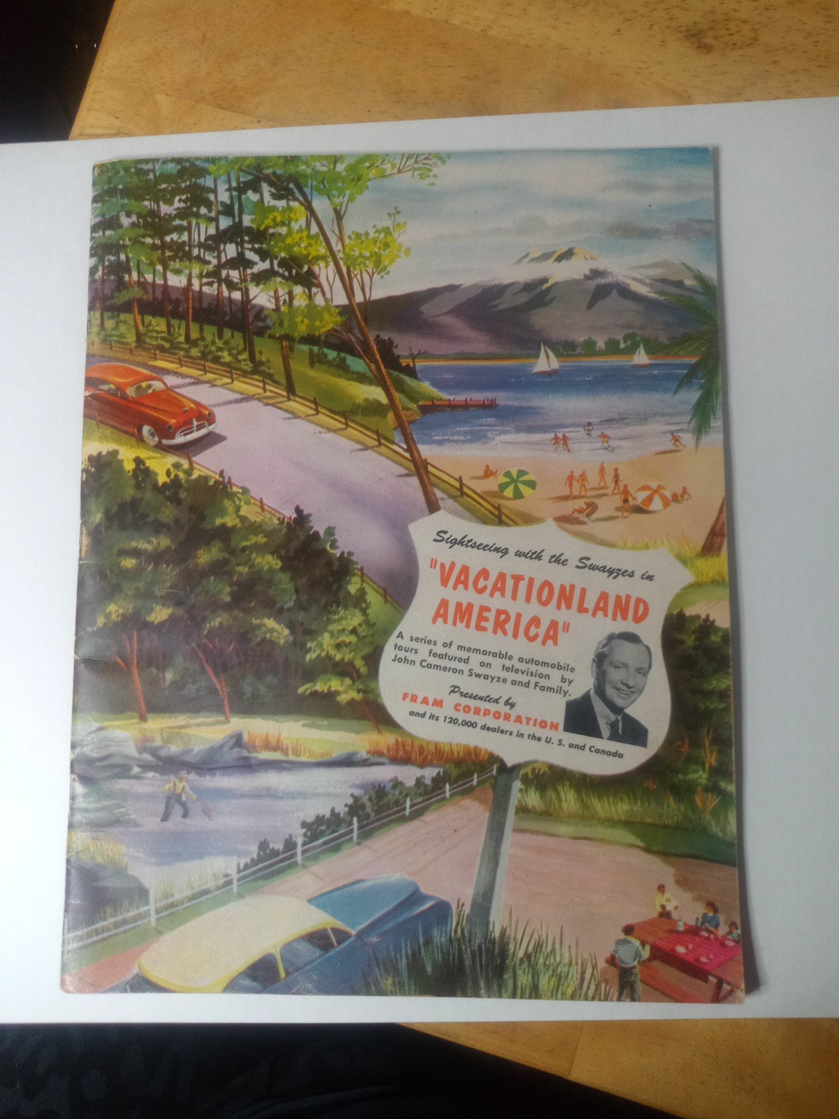 FRAM FILTERS 1953 Vacationland America Booklet AWESOME ADS Mid Century FRAM FILTERS 1953 Vacationland America Booklet AWESOME ADS Mid Century