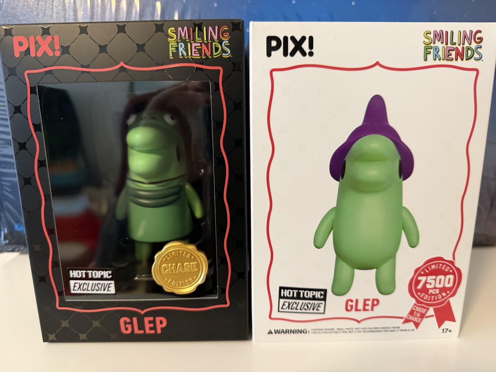 Thrilljoy Chase Hot Topic Exclusive Smiling Friends Glep Thrilljoy Chase Hot Topic Exclusive Smiling Friends Glep