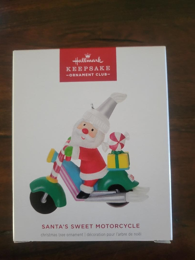 MIB Hallmark 2026 SANTA'S SWEET MOTORCYCLE KOC EXCLUSIVE Ornament - MIB Hallmark 2026 SANTA'S SWEET MOTORCYCLE KOC EXCLUSIVE Ornament -