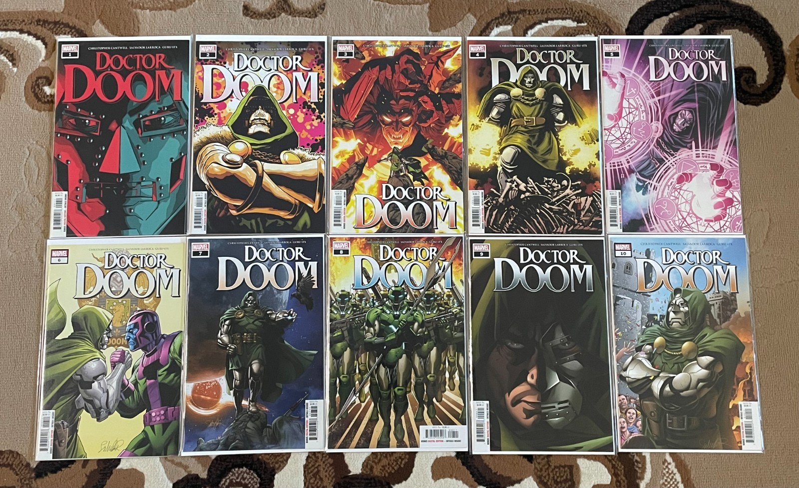 DOCTOR DOOM #1-10 NM COMPLETE SET 1st SOLO SERIES 2019 DOCTOR DOOM #1-10 NM COMPLETE SET 1st SOLO SERIES 2019