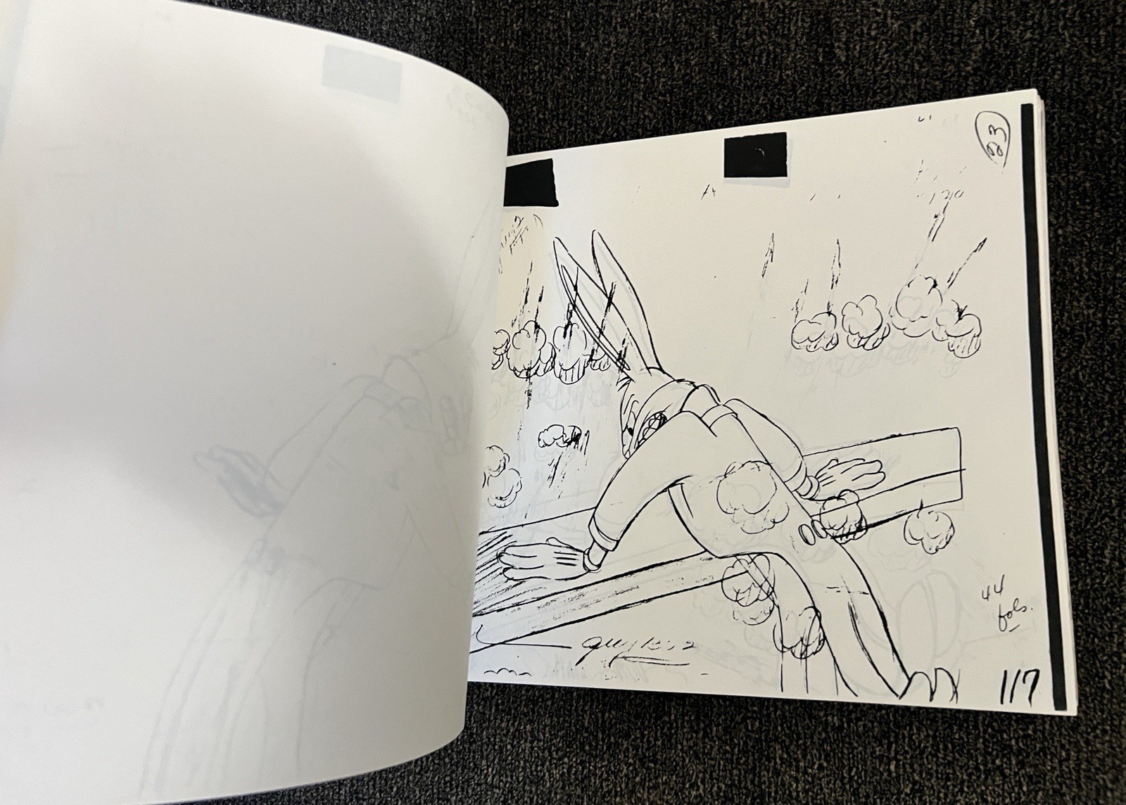 Animation Pencil Test Copy - Bugs Bunny - Warner Bros