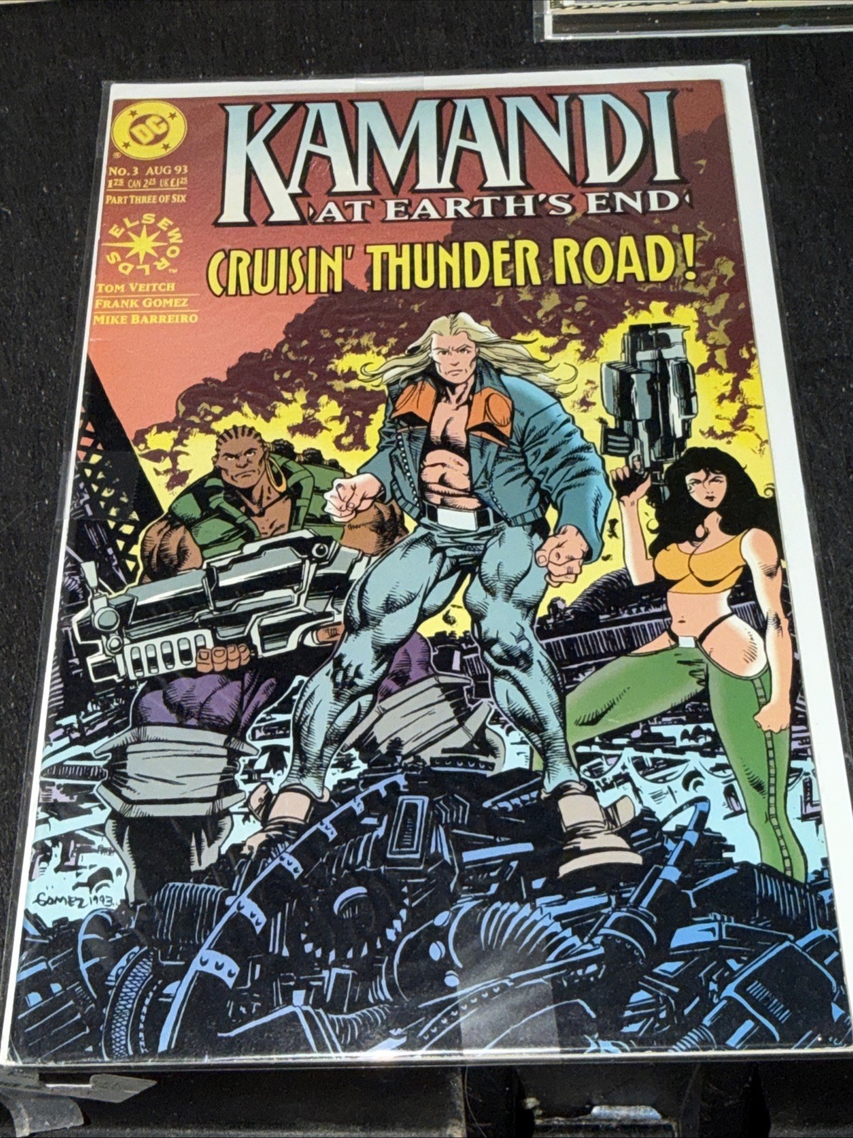 Kamandi at Earth's End #3 Comic Book 1993 Tom Veitch Frank Gomez DC