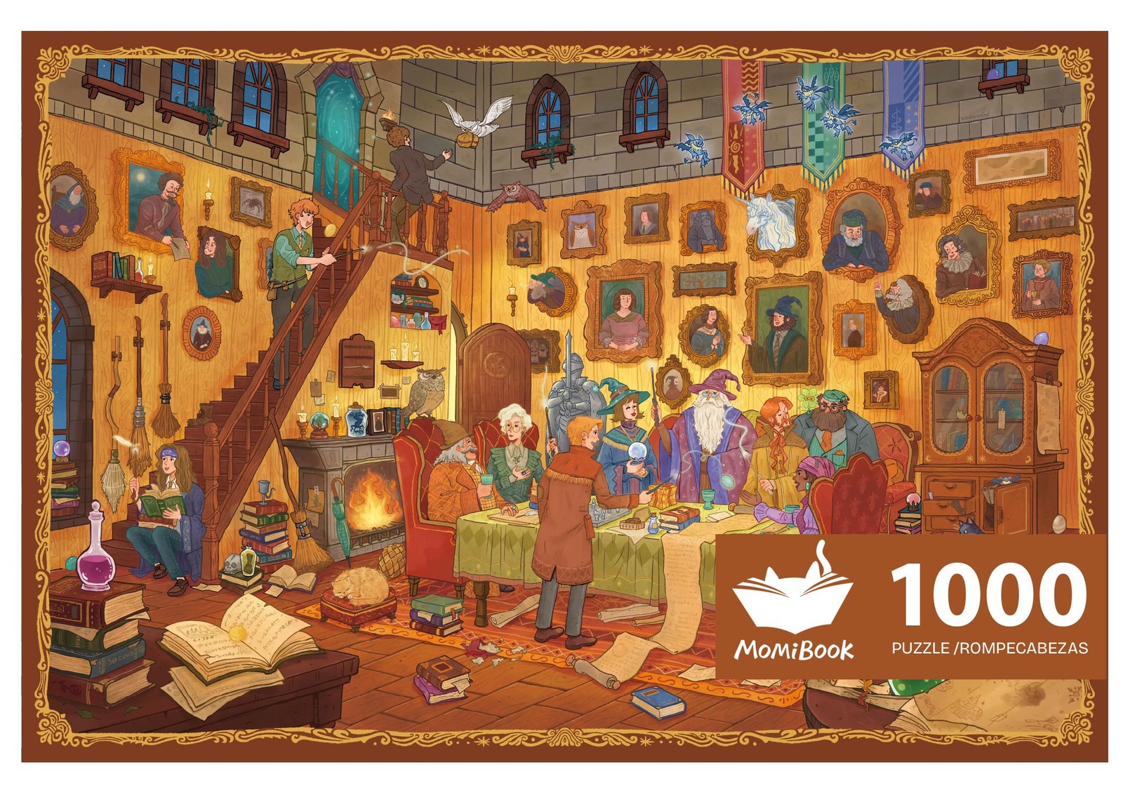 MOMIBOOK 1000 Piece Jigsaw Puzzles Magic Night Whispers Glow in the Dark MOMIBOOK 1000 Piece Jigsaw Puzzles Magic Night Whispers Glow in the Dark