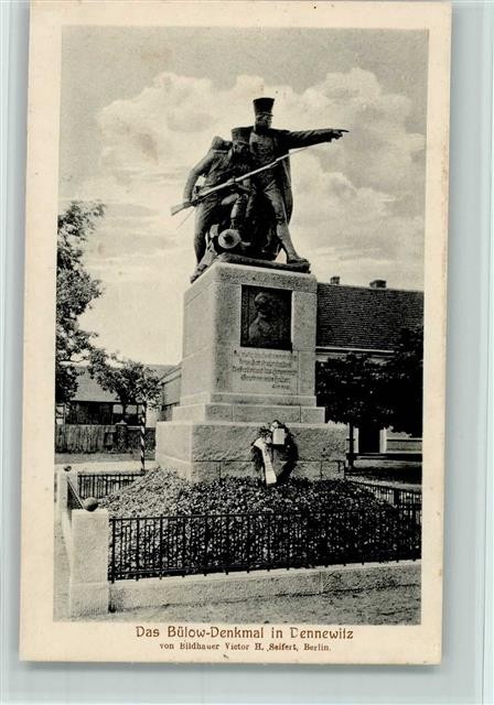 10074064 - 1701 Dennewitz the Buelow war memorial 1915 postcard Teltow-Flaeming LKR 10074064 - 1701 Dennewitz the Buelow war memorial 1915 postcard Teltow-Flaeming LKR