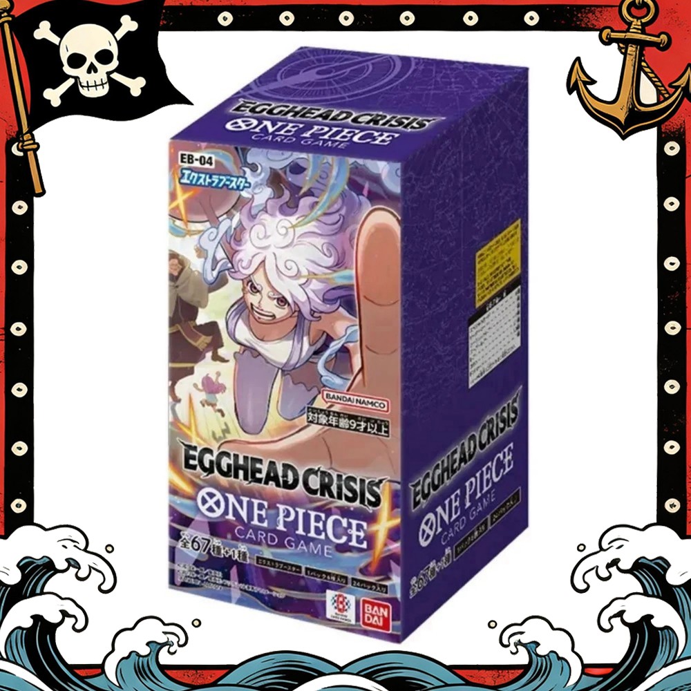 Japanese One Piece EB-04 Booster Box Egghead Crisis Toei Exclusive Art US STOCK Japanese One Piece EB-04 Booster Box Egghead Crisis Toei Exclusive Art US STOCK