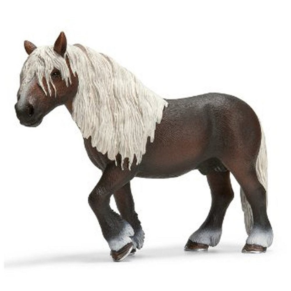 NEW Schleich 13663 Black Forest Stallion Horse RETIRED farm life equine rare toy