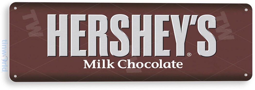 TIN SIGN Hershey's Chocolate Shop Store Kitchen Candy Bar A082 TIN SIGN Hershey's Chocolate Shop Store Kitchen Candy Bar A082