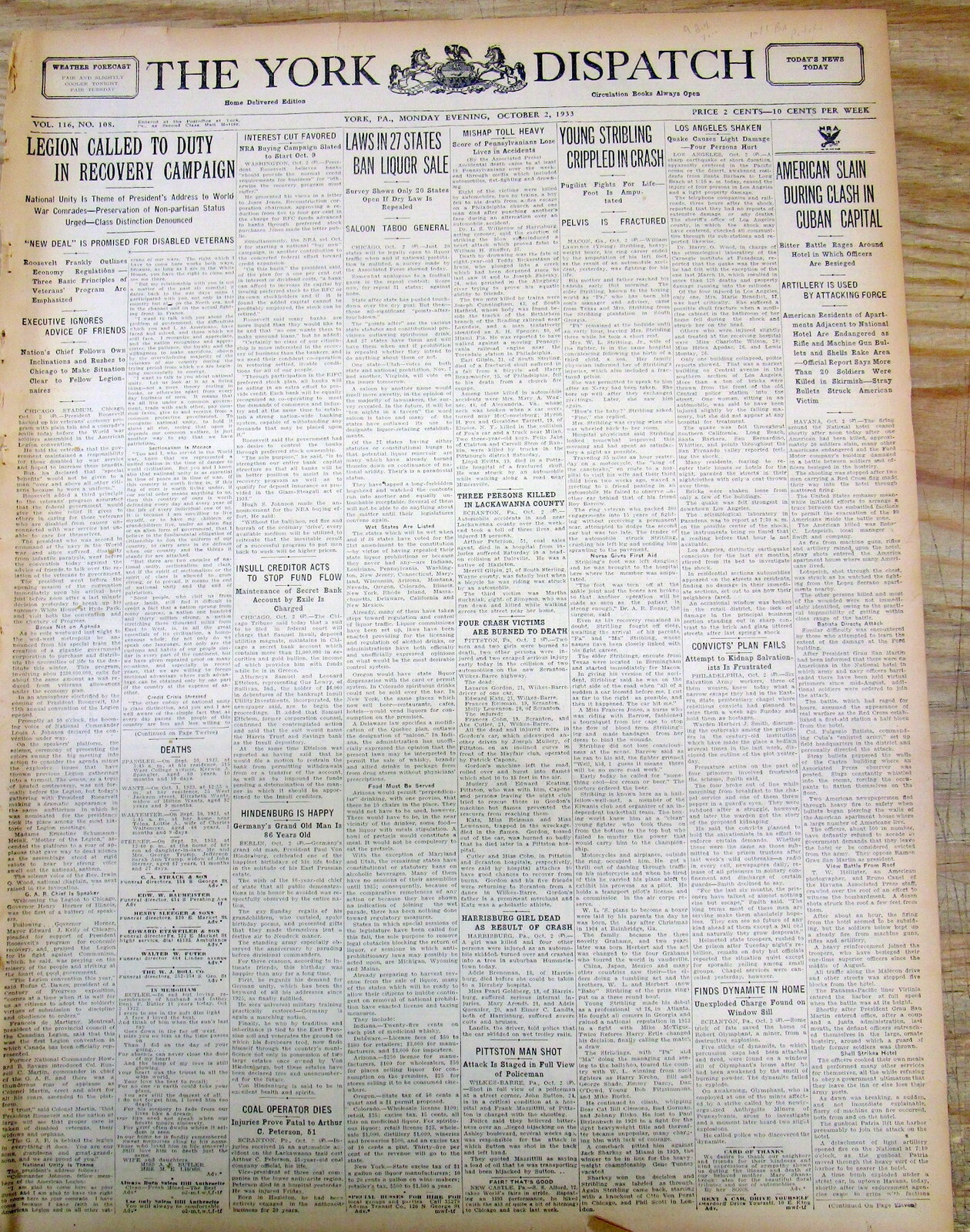 1933 newspaper BABE RUTH STARTS in his LAST GAME AS A PITCHER wth the NY YANKEES 1933 newspaper BABE RUTH STARTS in his LAST GAME AS A PITCHER wth the NY YANKEES
