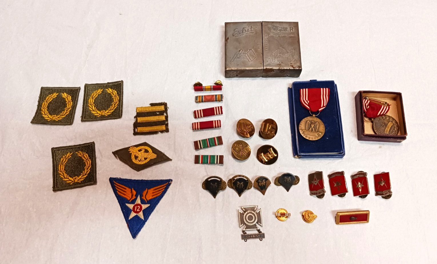 WW2 Armed Forces Original Period Patches, Pins, Medals / Ribbons + WW2 Armed Forces Original Period Patches, Pins, Medals / Ribbons +