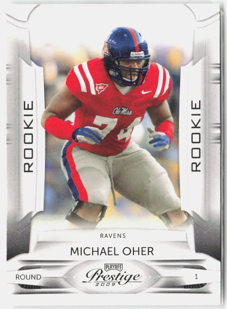 2009 Playoff Prestige #177 Michael Oher 2009 Playoff Prestige #177 Michael Oher