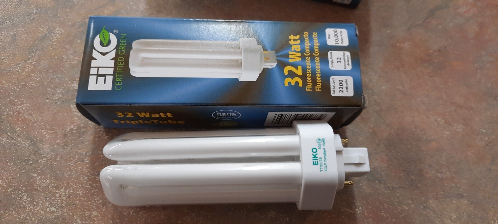 TT32/35 Eiko Compact Fluorescent 32W PL-T32W/35/4P/ALTO CF32D/TE/IN/835 TT32/35 Eiko Compact Fluorescent 32W PL-T32W/35/4P/ALTO CF32D/TE/IN/835