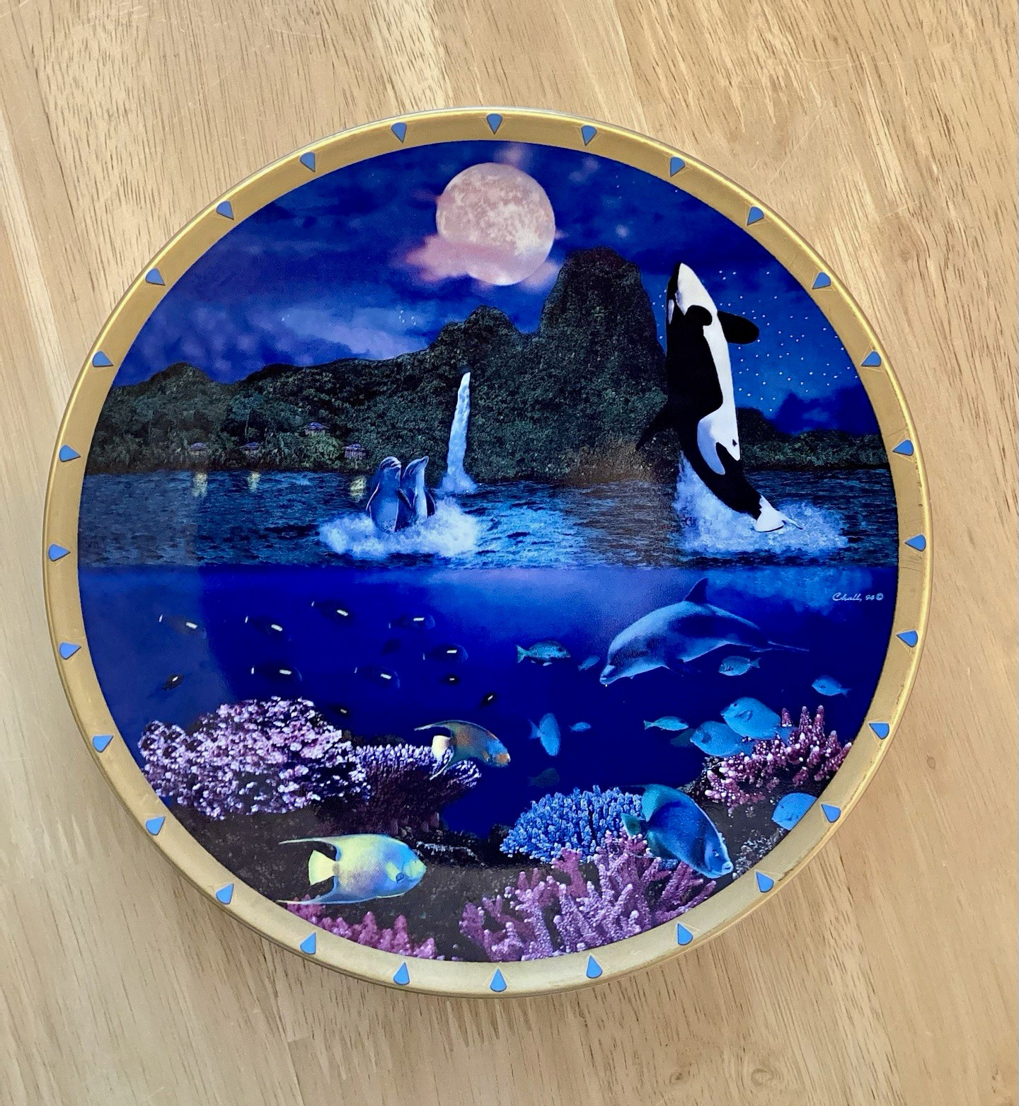 Lenox Moonlight Fantasy Collector Plate Limited, Numbered Fine Ivory China