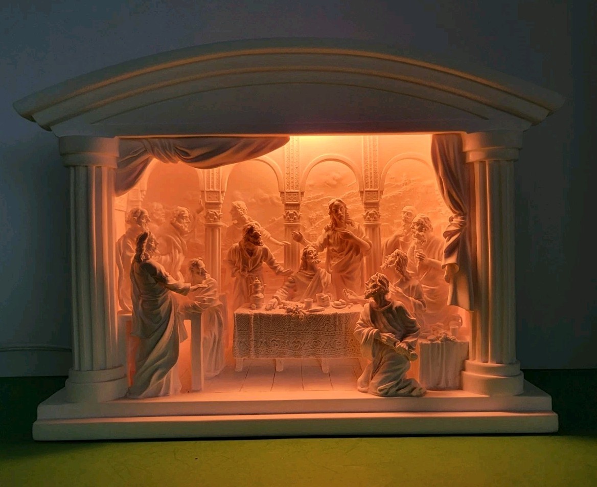 Department 56 Inspirational Lighted Silhouette The Last Supper Scene - 13" x 10" Department 56 Inspirational Lighted Silhouette The Last Supper Scene - 13" x 10"