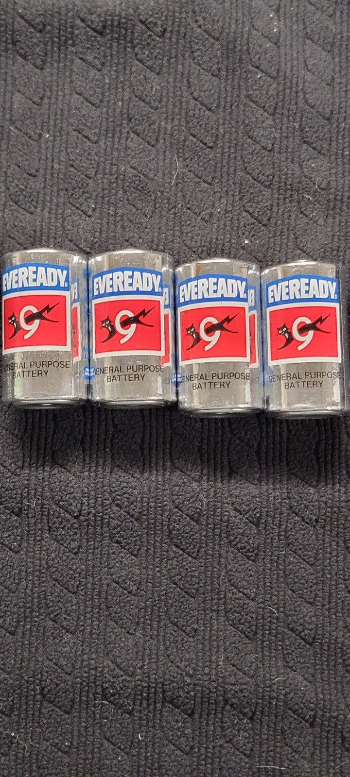 Vintage NOS Eveready "Nine Lives" Cat 4 D General Purpose Battery Vintage NOS Eveready "Nine Lives" Cat 4 D General Purpose Battery