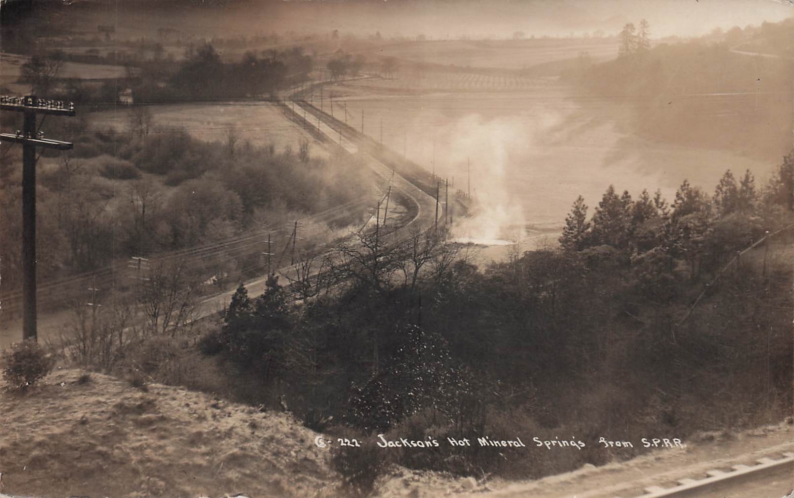 RPPC Ashland Oregon Jackson Hot Mineral Springs Railroad Route Vtg Postcard 31A RPPC Ashland Oregon Jackson Hot Mineral Springs Railroad Route Vtg Postcard 31A