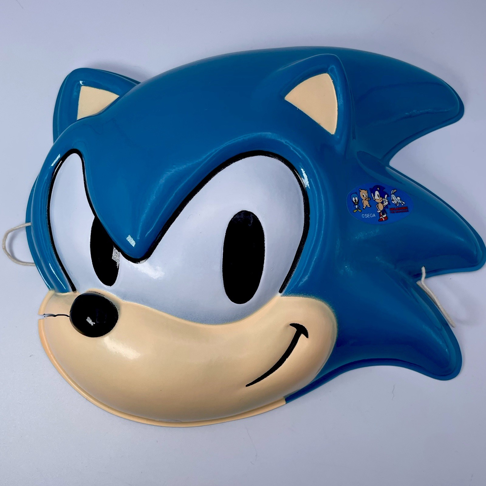 Vintage SEGA Sonic the Hedgehog Japanese Festival Mask Blue Japan Damaged Rare Vintage SEGA Sonic the Hedgehog Japanese Festival Mask Blue Japan Damaged Rare