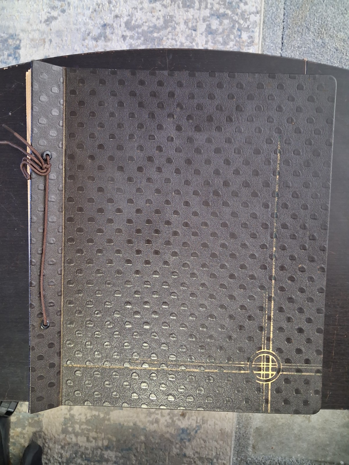 1915-1930s Housh Co. Tube Album Scrapbook 50 Empty Pages Boston MA Vintage Rare