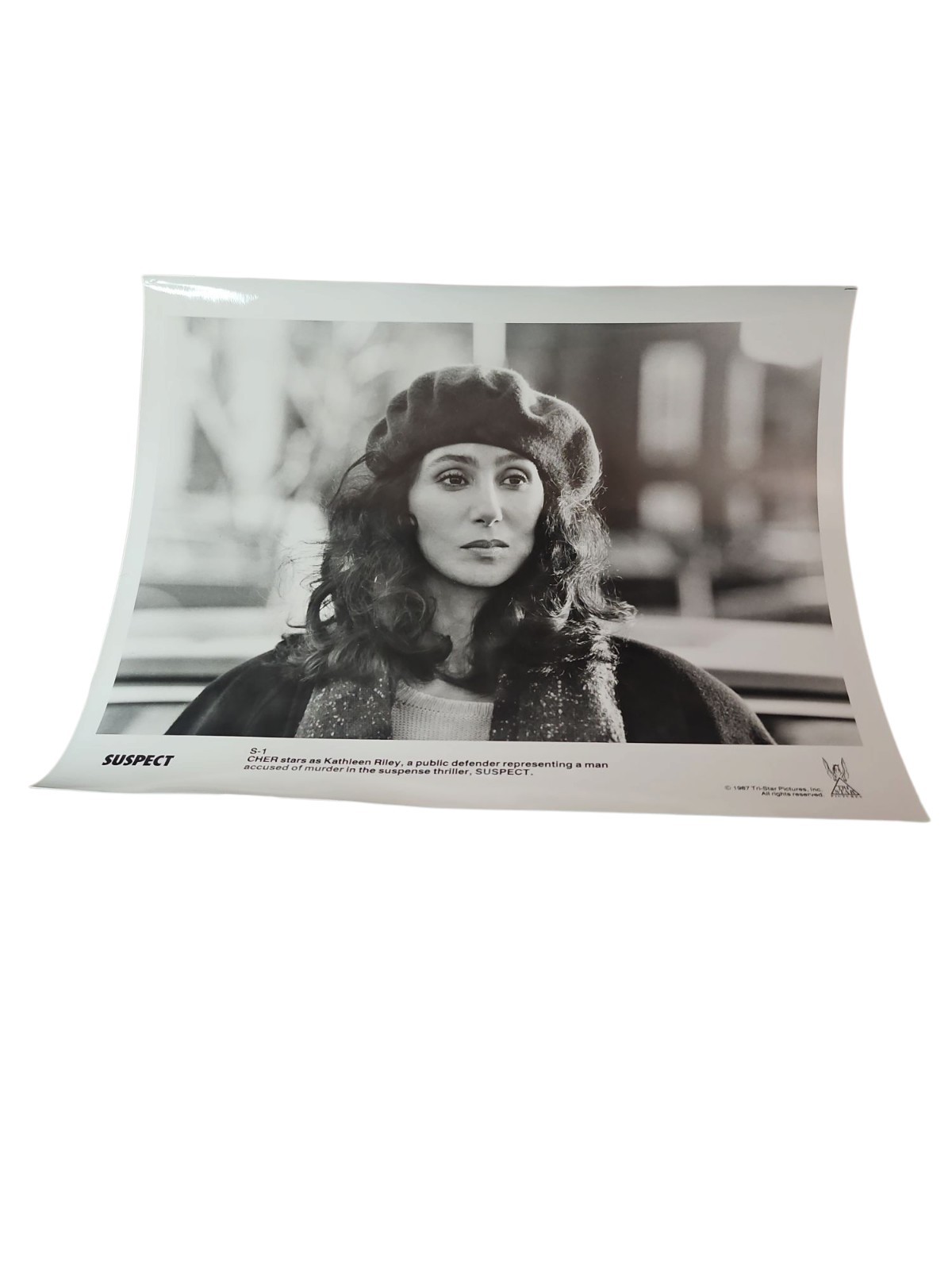 🔥1987 Press Photo Singer Actress Superstar Cher in Suspect 1980s Movie🔥 🔥1987 Press Photo Singer Actress Superstar Cher in Suspect 1980s Movie🔥