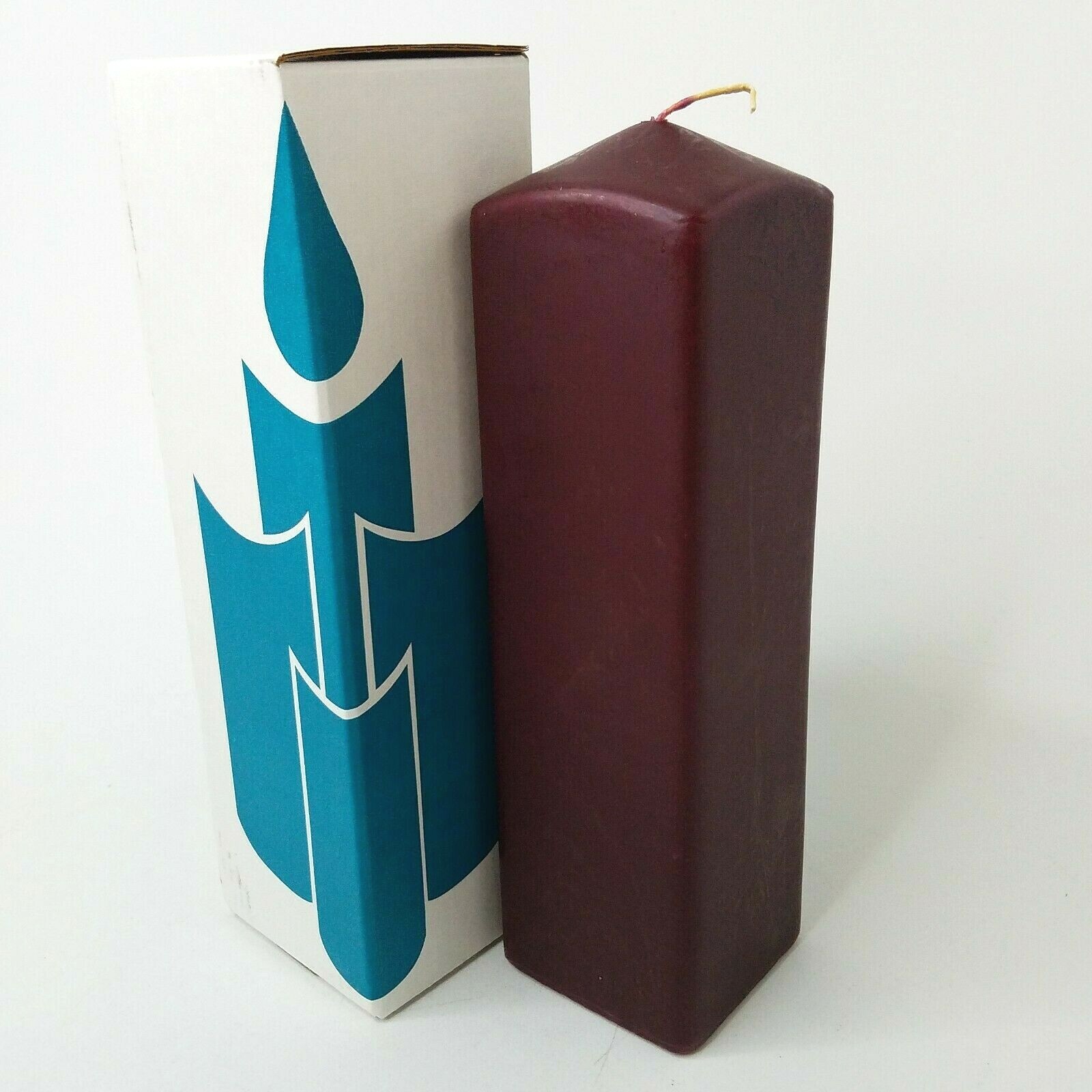Partylite Raspberry Mulberry Scented Square 3" x 10" Pillar Candle K1028 NIB Partylite Raspberry Mulberry Scented Square 3" x 10" Pillar Candle K1028 NIB