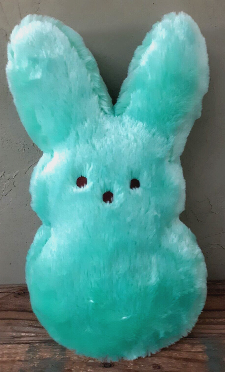 Peeps 17" Jumbo Mint Green Plush Easter Bunny Just Born Inc