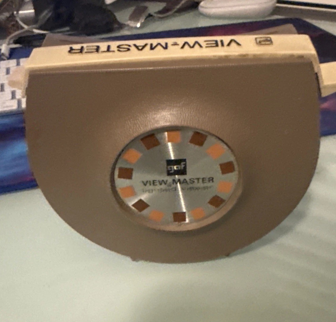 Vtg 1960s GAF VIEW-MASTER Lighted 3D Viewer Tested Works