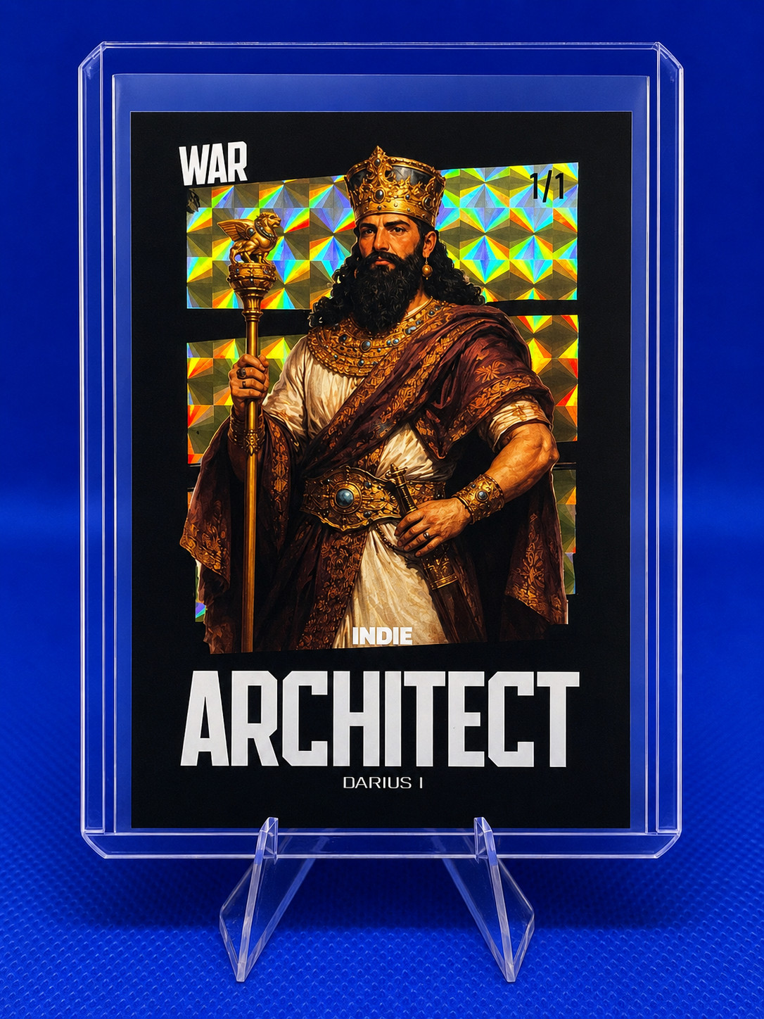 Darius the Great - 2026 INDIE Historic Global Icons - War Architect 1/1 🔥Rare