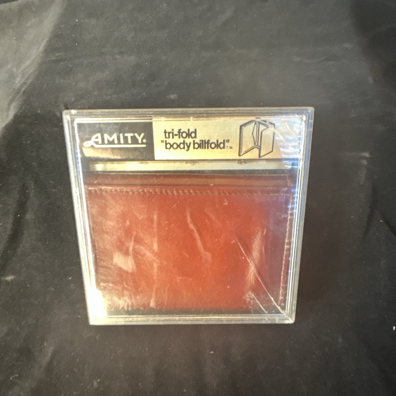vintage Amity Tri-Fold "Body Billfold" Leather Wallet NOS vintage Amity Tri-Fold "Body Billfold" Leather Wallet NOS