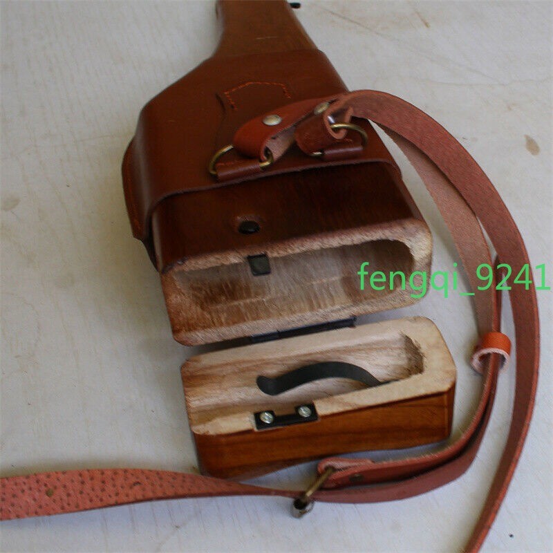 US STOCK Handmade WW2 German Mauser C96 Wood Holster Butt Broomhandle Collect US STOCK Handmade WW2 German Mauser C96 Wood Holster Butt Broomhandle Collect