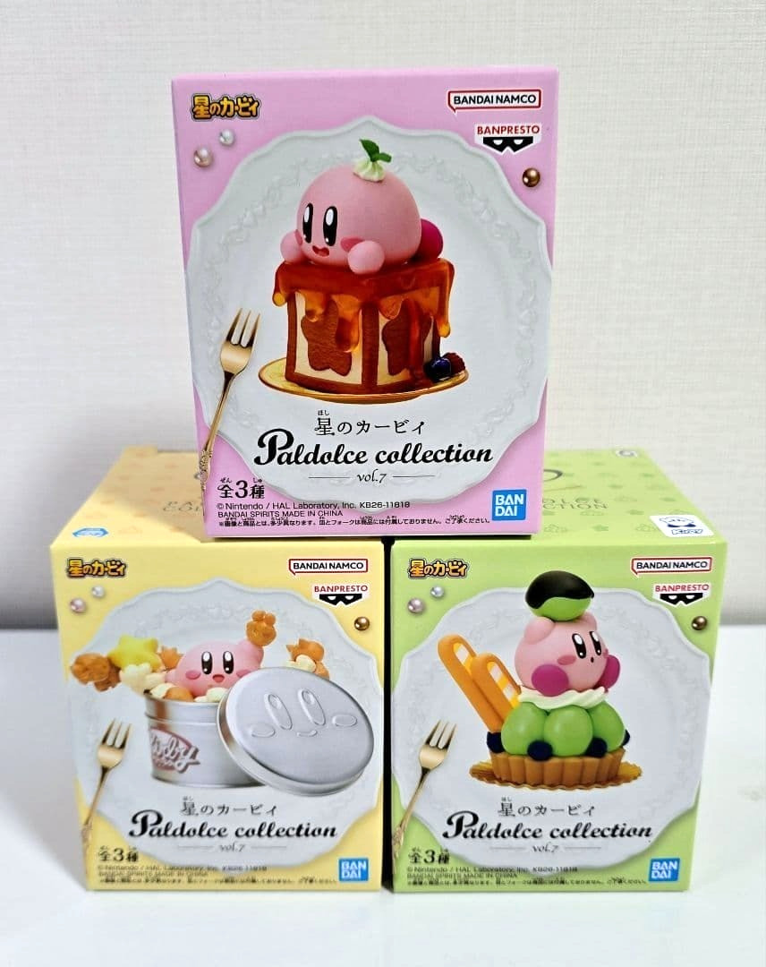 Kirby of the Stars Paldolce collection vol.7 Figure Set of 3 BANPRESTO Kirby of the Stars Paldolce collection vol.7 Figure Set of 3 BANPRESTO