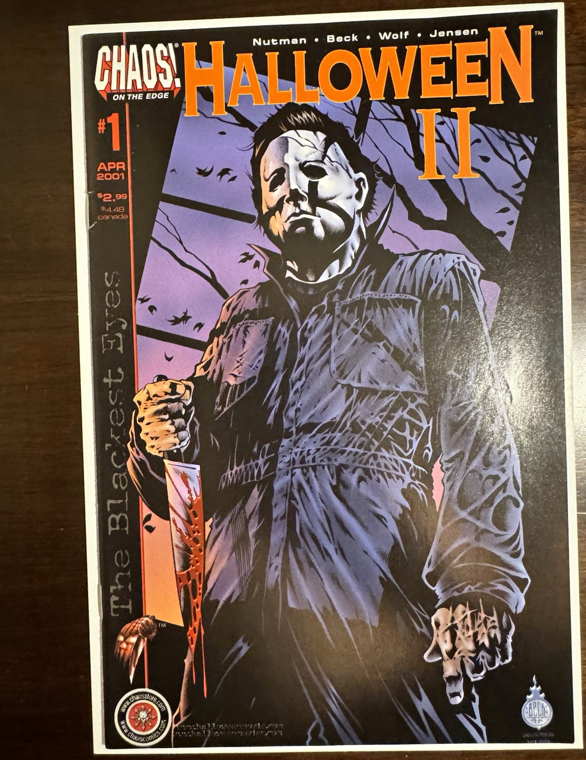 Chaos Comics Halloween II: The Blackest Eyes #1 (2001) Michael Myers