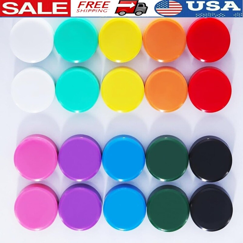 Heavy Duty Refrigerator Magnets Strong Mini Round Magnets Crafts 20PCS New Heavy Duty Refrigerator Magnets Strong Mini Round Magnets Crafts 20PCS New