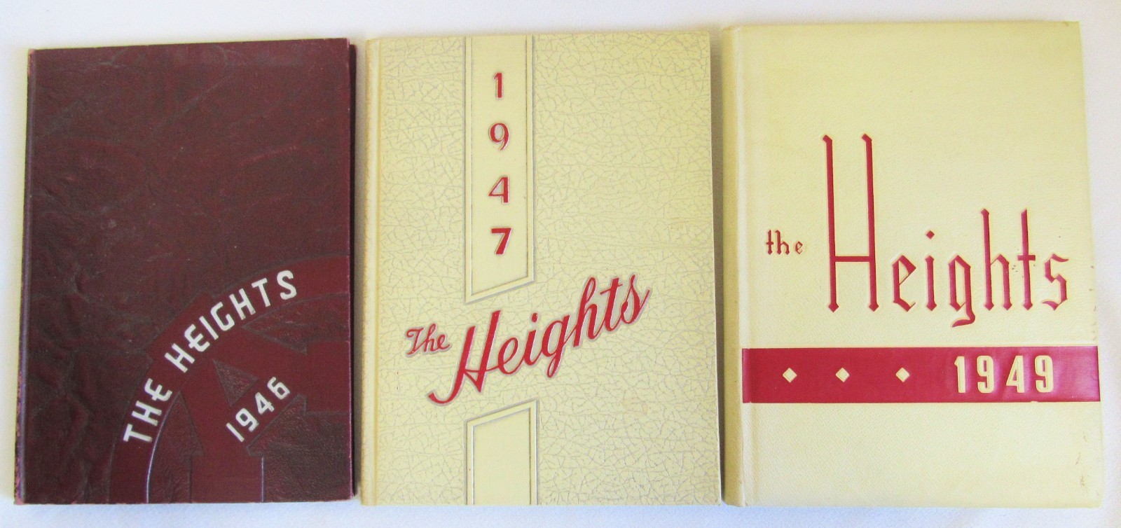 3 Arlington Heights Illinois The Heights 1946 1947 1949 High School Yearbooks 3 Arlington Heights Illinois The Heights 1946 1947 1949 High School Yearbooks
