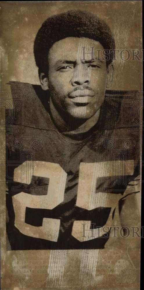 1970 Press Photo Football Player Ronnie Shanklin - lry26053