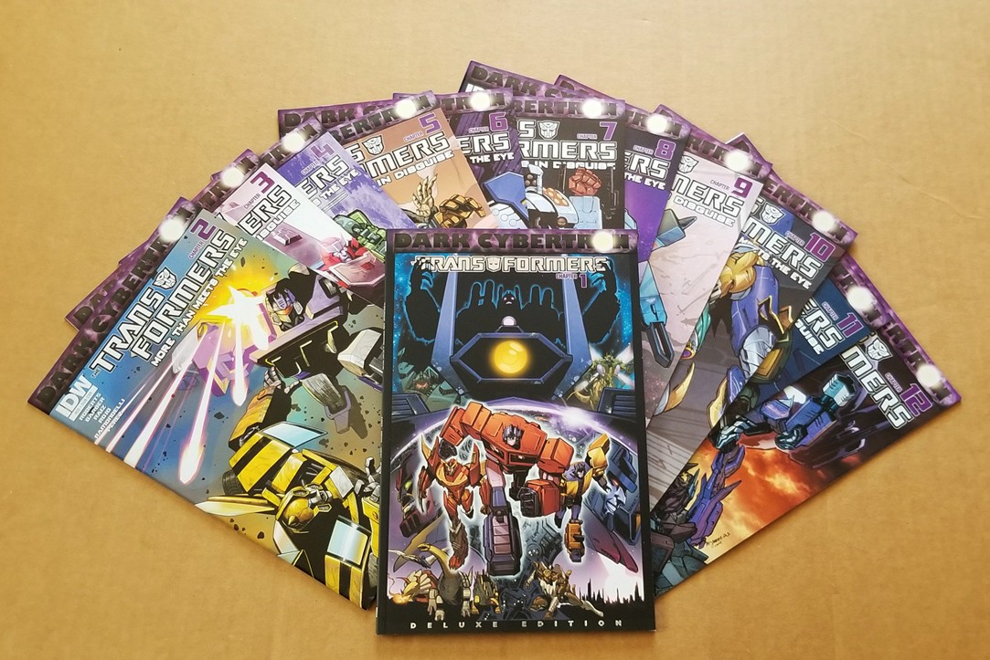 TRANSFORMERS DARK CYBERTRON CHAPTERS  1 - 12 IDW 2013 NM COMPLETE LOT SET SERIES