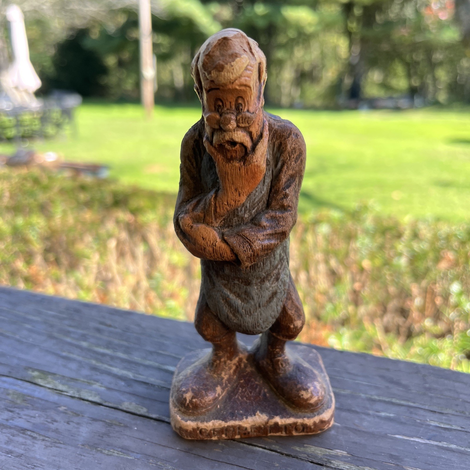 Vintage 1940'S Walt Disney 5.5" Geppetto Figure Pinocchio Multi Products Chicago Vintage 1940'S Walt Disney 5.5" Geppetto Figure Pinocchio Multi Products Chicago