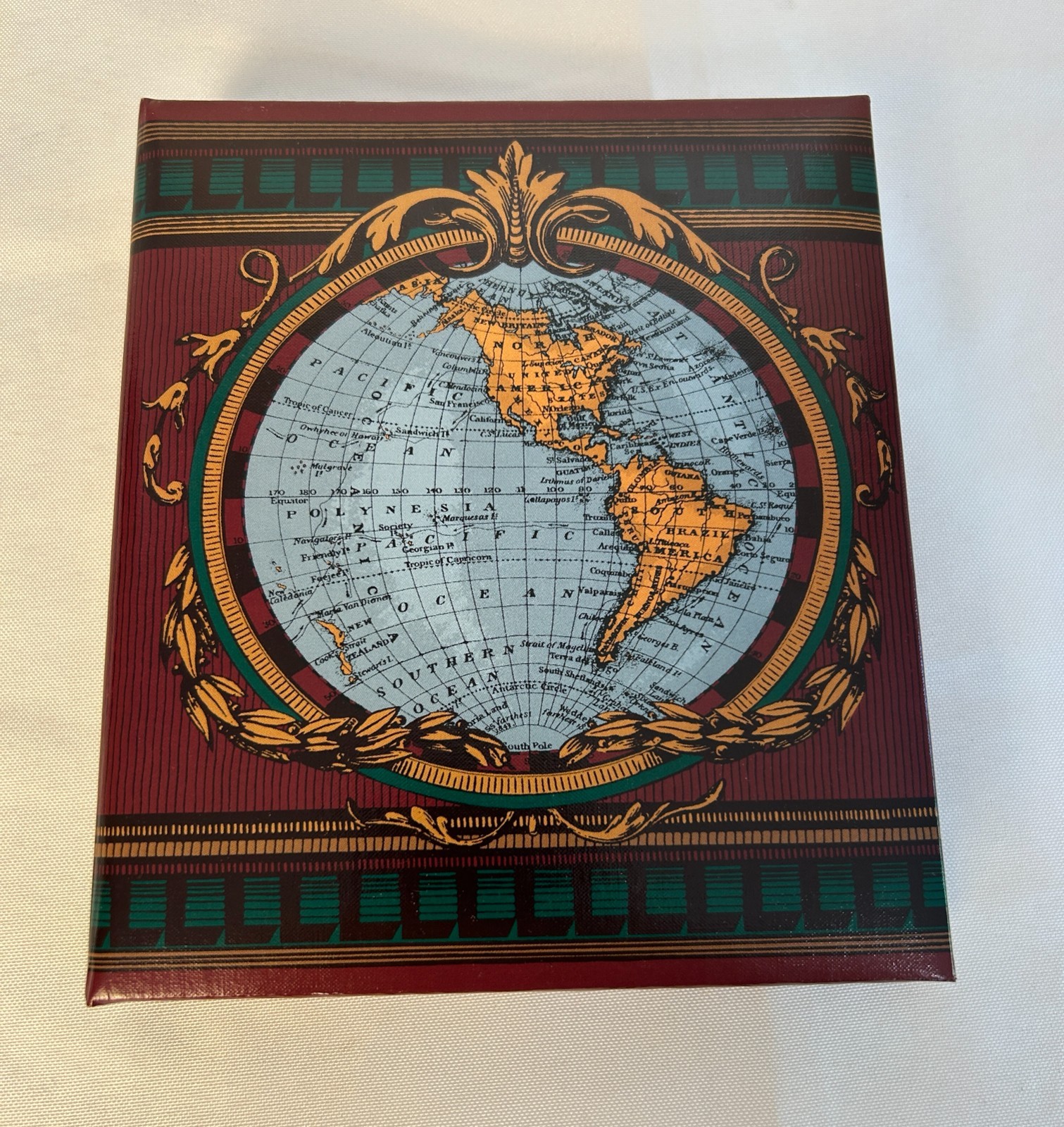 Vintage Raymond Waites Hemispheres Address Book CR Gibson Made USA *New In Box* Vintage Raymond Waites Hemispheres Address Book CR Gibson Made USA *New In Box*