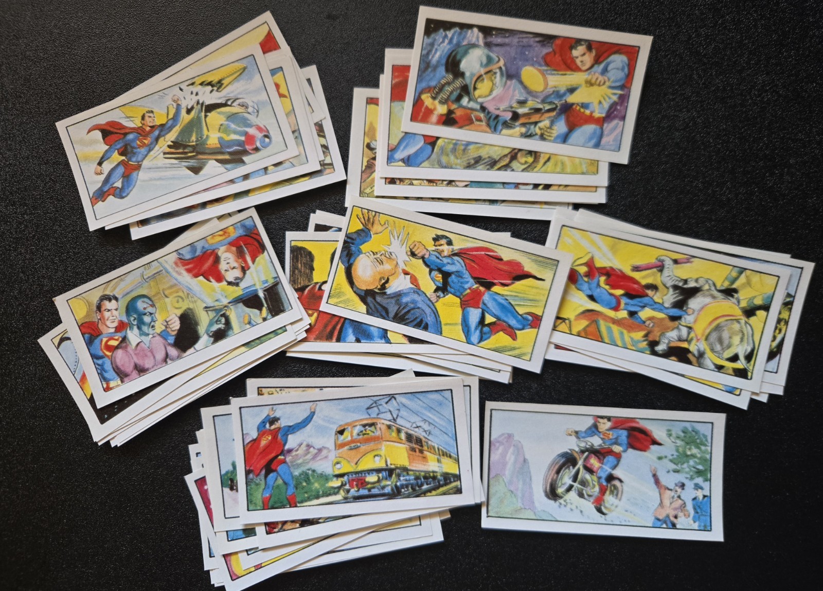 1967-68 Primrose Confectionery NPPI Superman Set 1-50 Paper Thin Cards NM