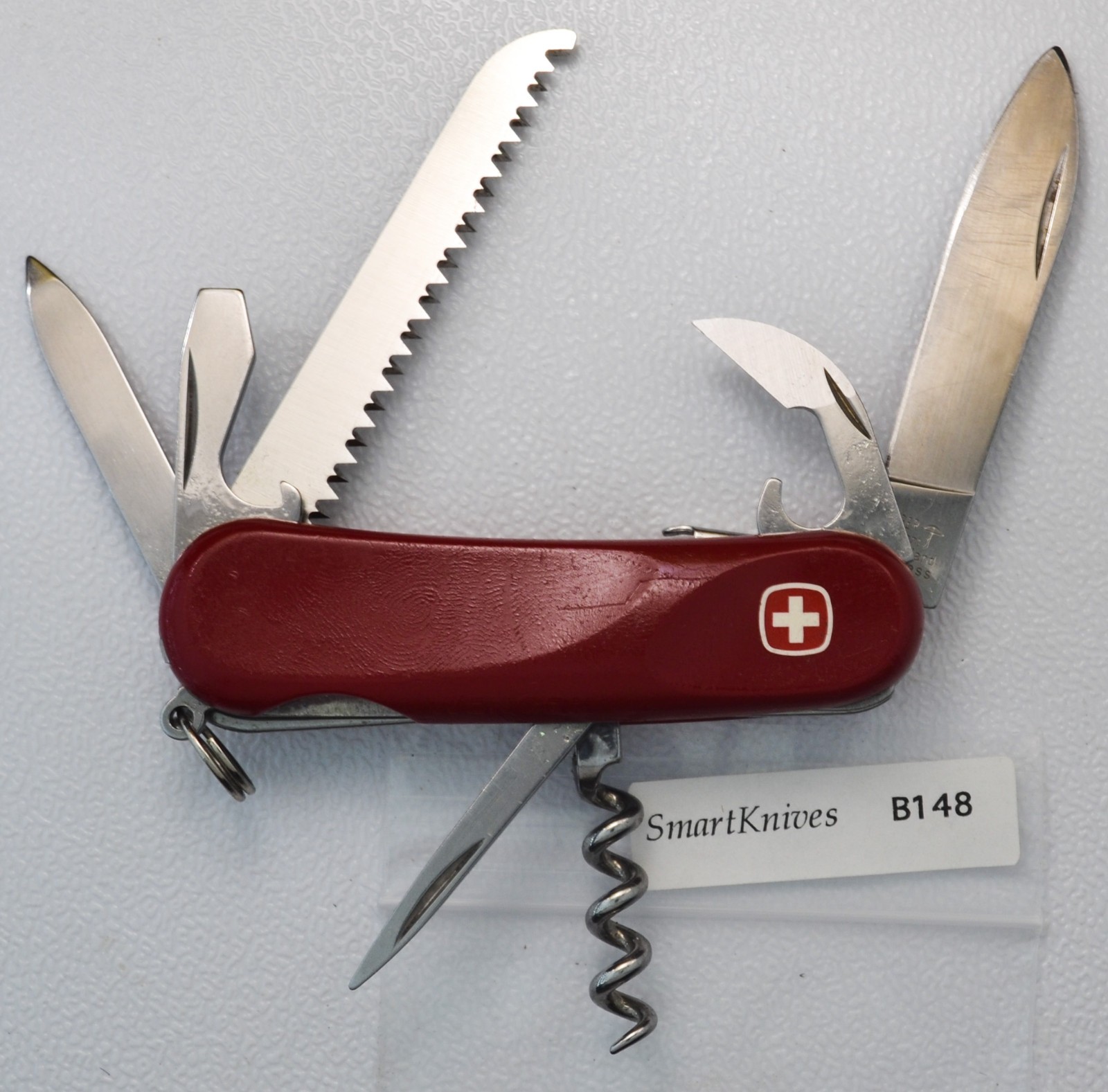 Wenger Evo S13 locking Swiss Army knife. Retired, used, very good #B148 Wenger Evo S13 locking Swiss Army knife. Retired, used, very good #B148