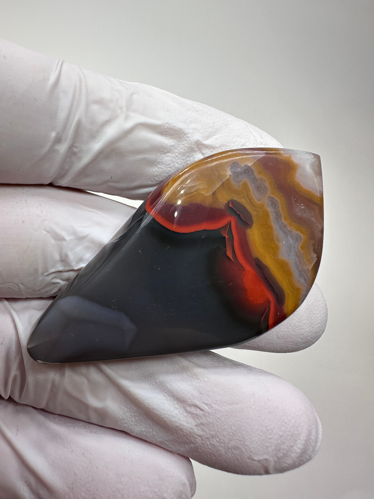 RARE ( 114 ct. ) Kentucky Agate Designer Cabochon from Estill County, Kentucky