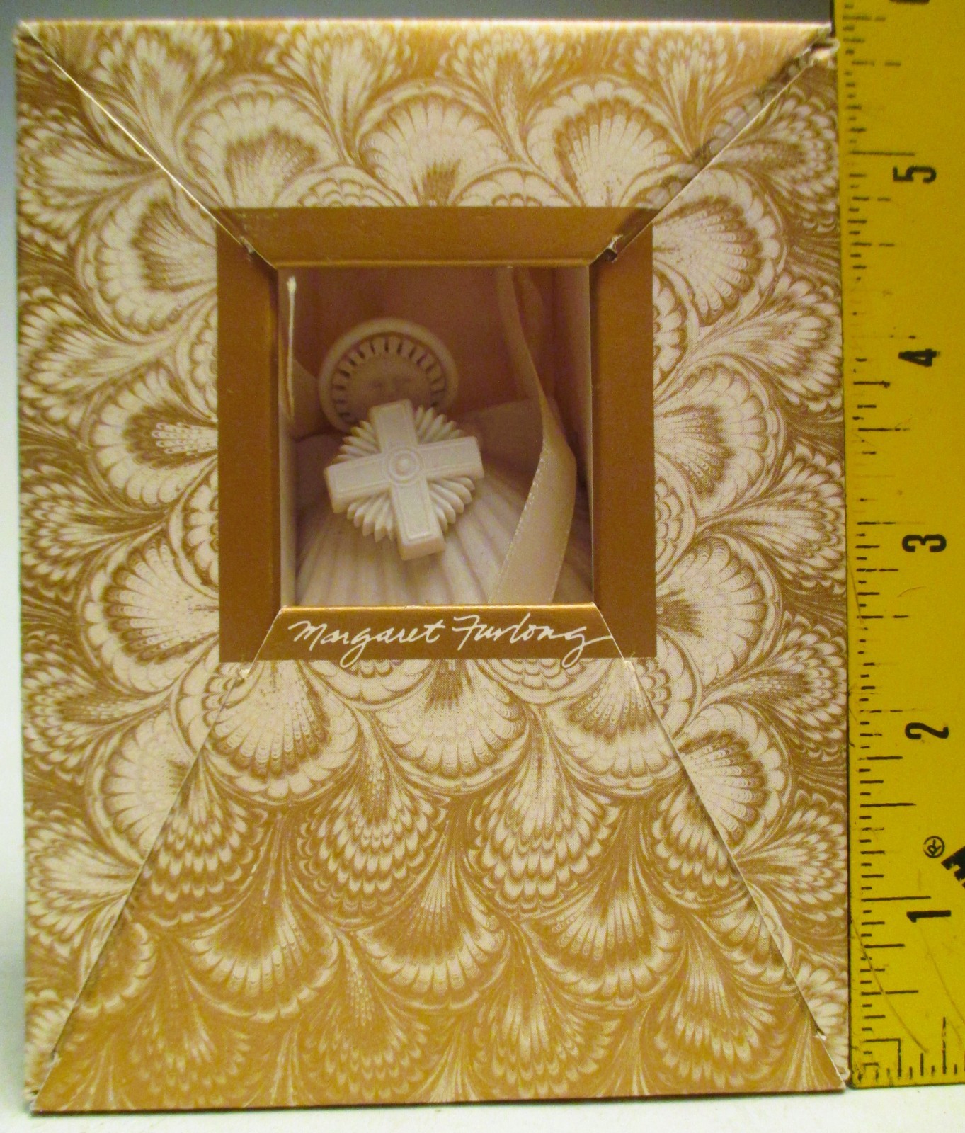 Vintage Margaret Furlong Cross Angel 1993 Christmas Ornament in Original Box Vintage Margaret Furlong Cross Angel 1993 Christmas Ornament in Original Box