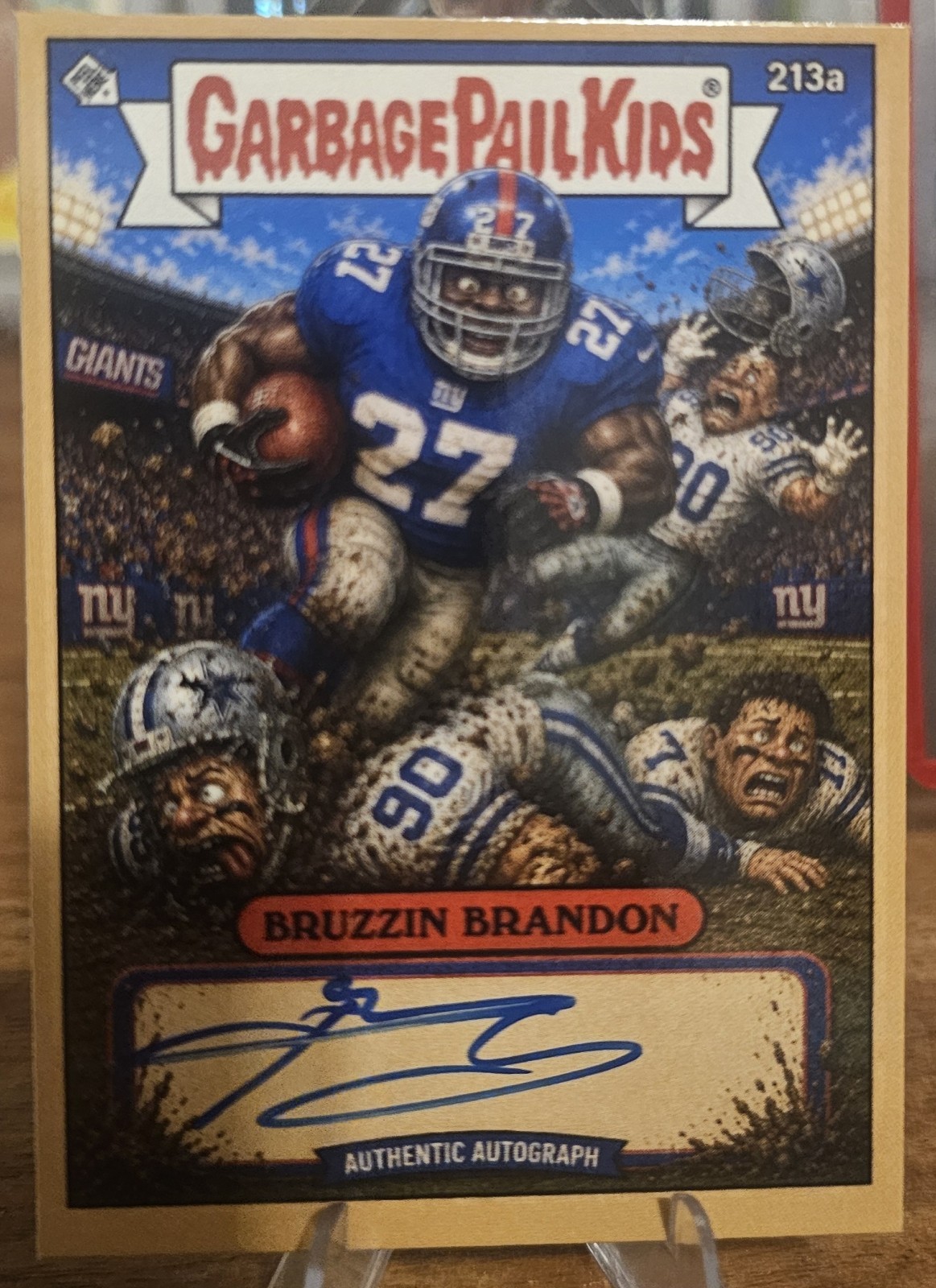 Garbage Pail Kids ♤Brandon Jacobs♤ Autograph☆